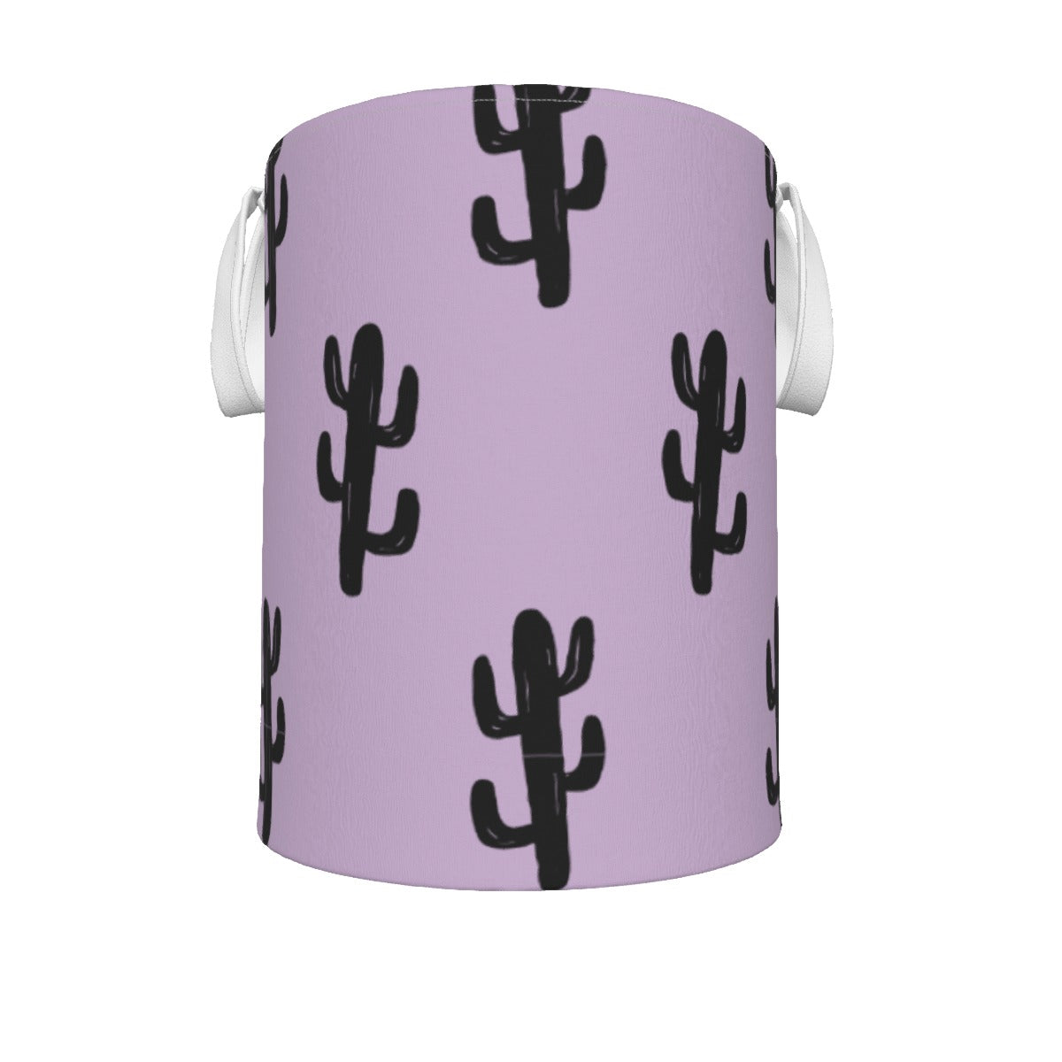 Purple Cactus Foldable Laundry Basket