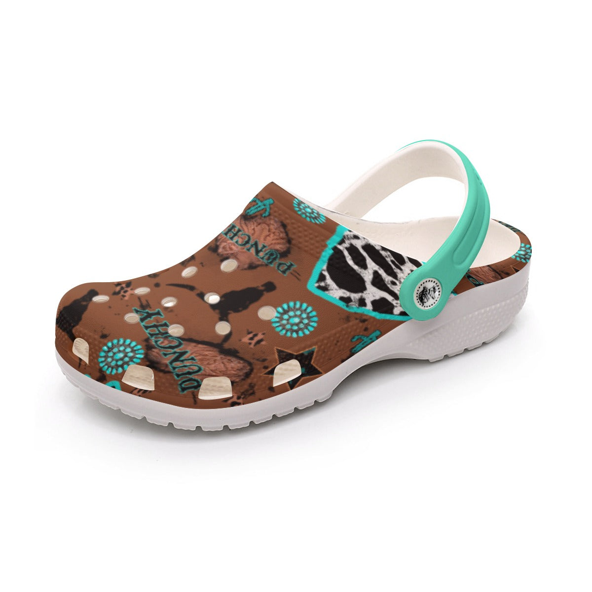 PRE-ORDER Punchy Western Collage Women's Classic Clogs