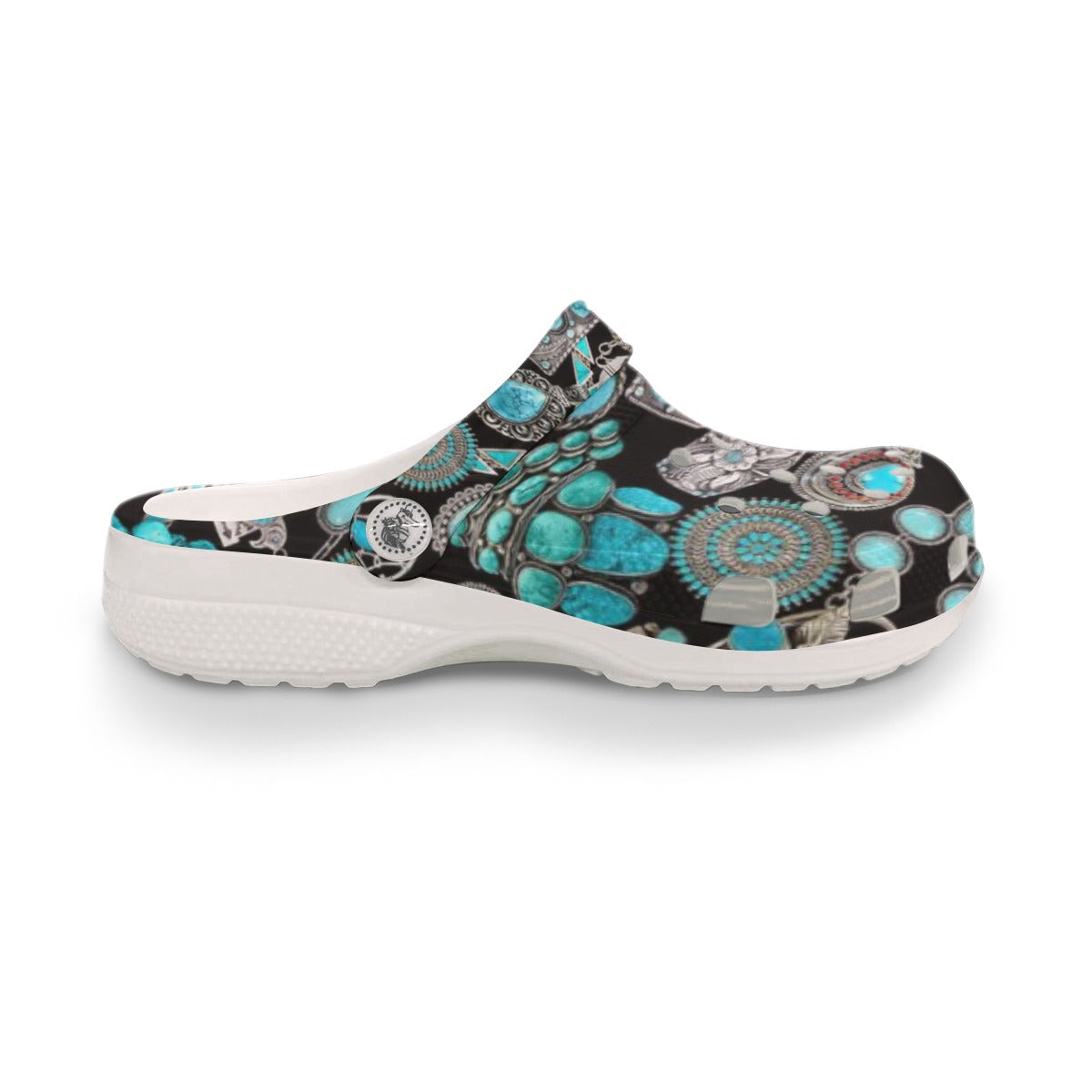 Turquoise Lovers Women's Classic Clogs