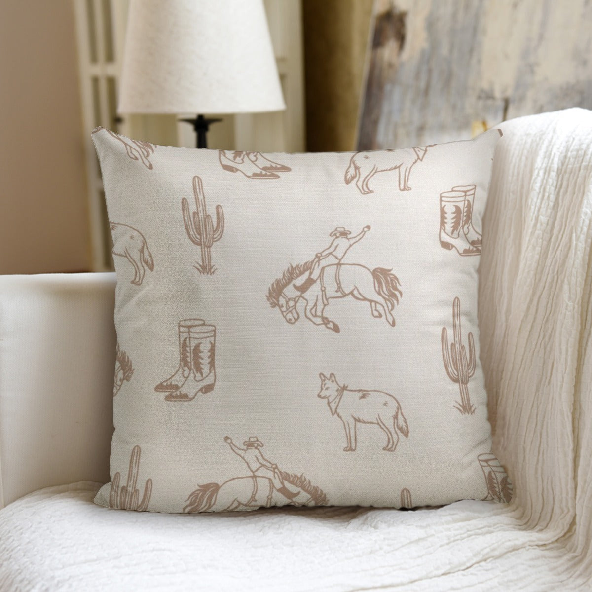Western Days couch pillow with pillow Inserts