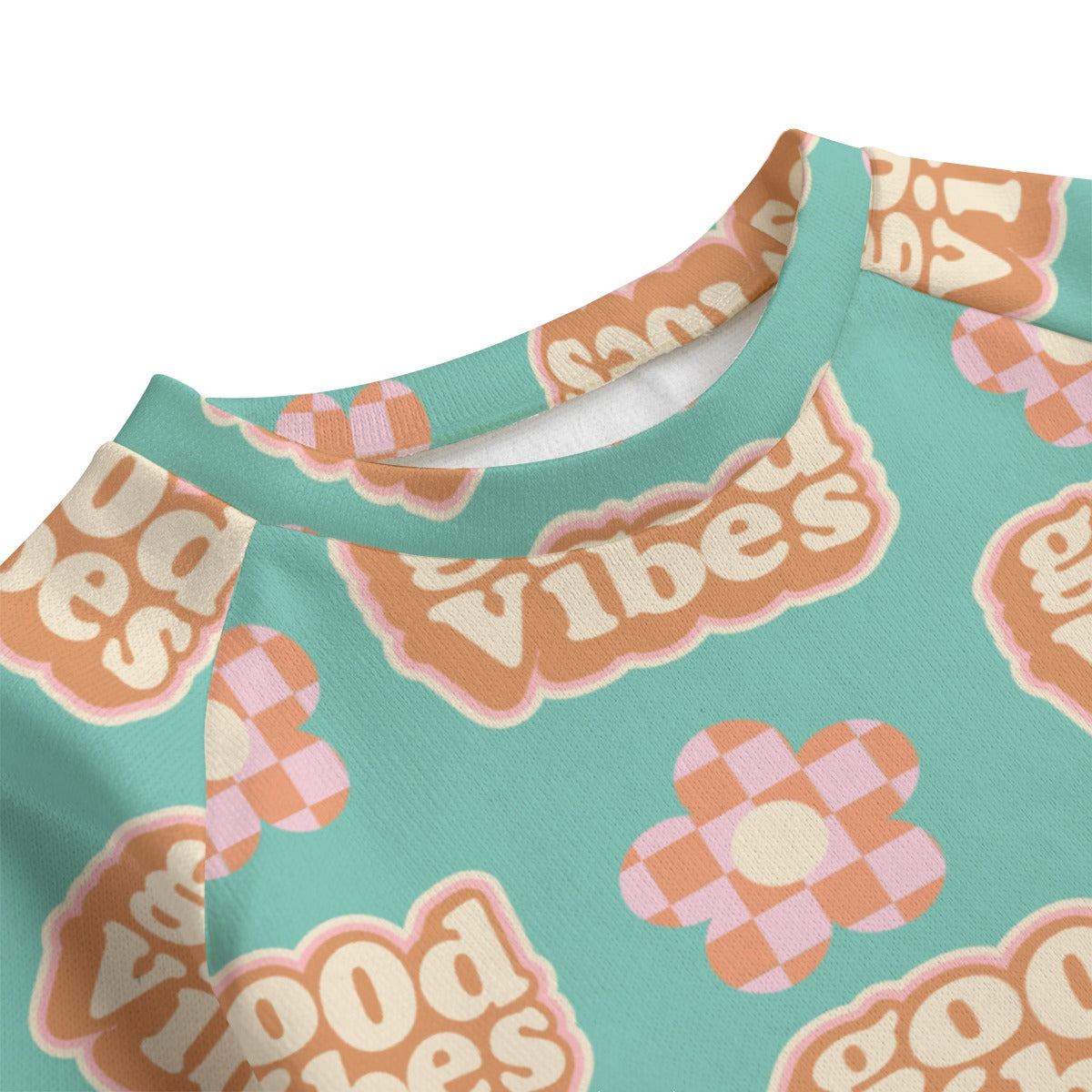 Retro Good Vibes Kid's Knitted Fleece Set