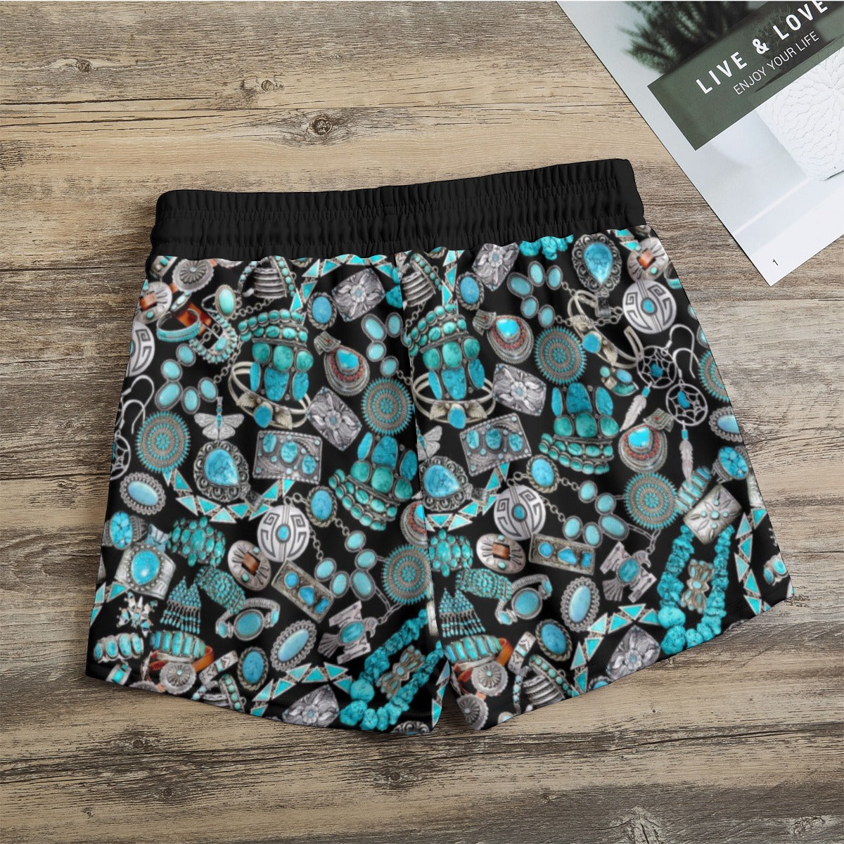 Turquoise Lover Casual Shorts