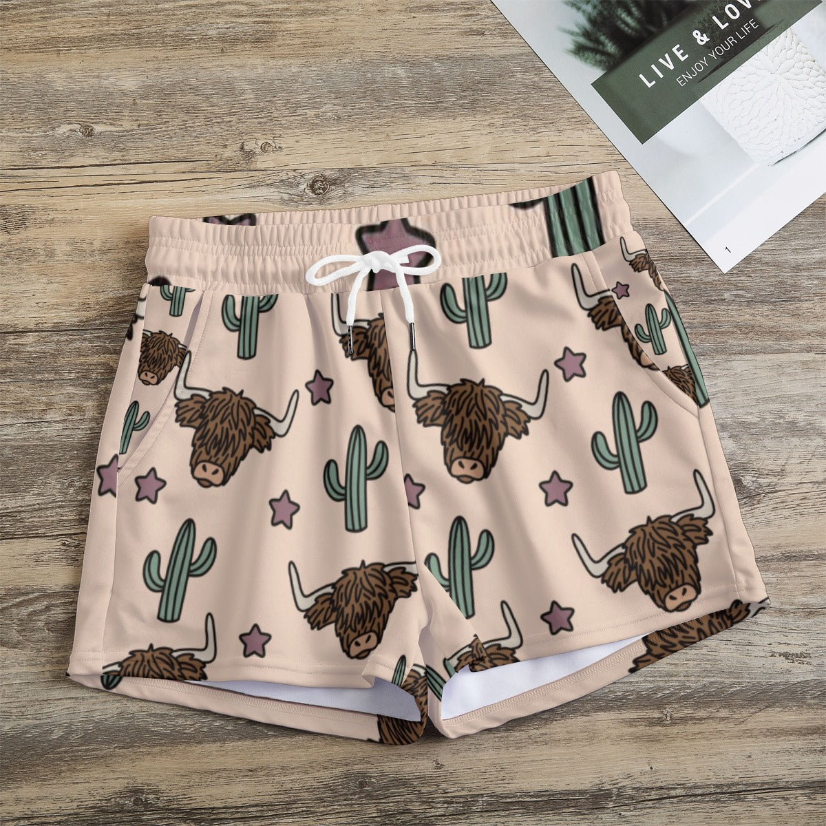 Highland Cactus Stars Casual Shorts