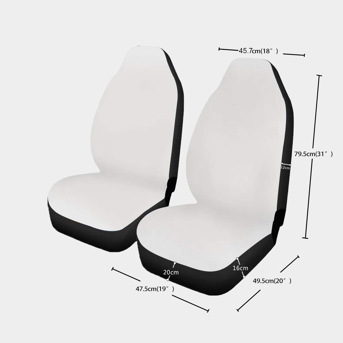 Western Days Universal Car Seat Cover With Thickened Back